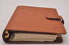 Authentic Louis Vuitton Epi Agenda MM Notebook Cover Brown R20043 LV 5476I