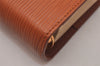 Authentic Louis Vuitton Epi Agenda MM Notebook Cover Brown R20043 LV 5476I