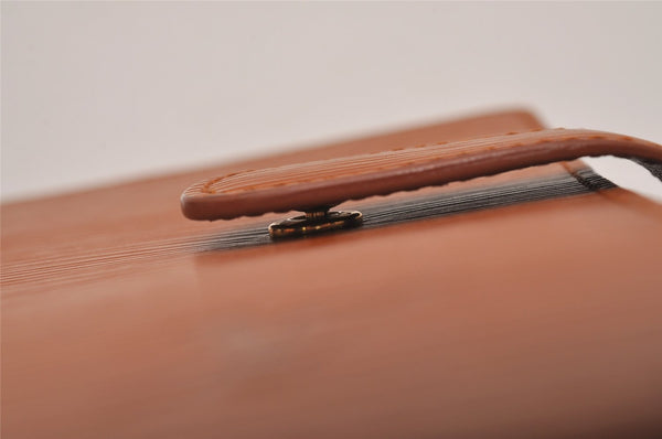 Authentic Louis Vuitton Epi Agenda MM Notebook Cover Brown R20043 LV 5476I