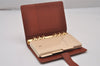 Authentic Louis Vuitton Epi Agenda MM Notebook Cover Brown R20043 LV 5476I