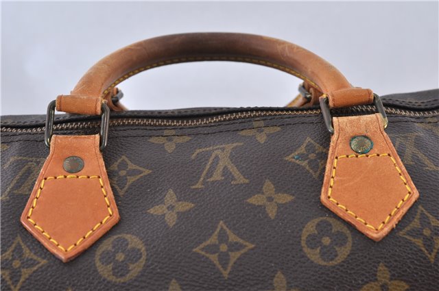 Authentic LOUIS VUITTON Monogram Speedy 40 Hand Bag M41522 LV 5477C
