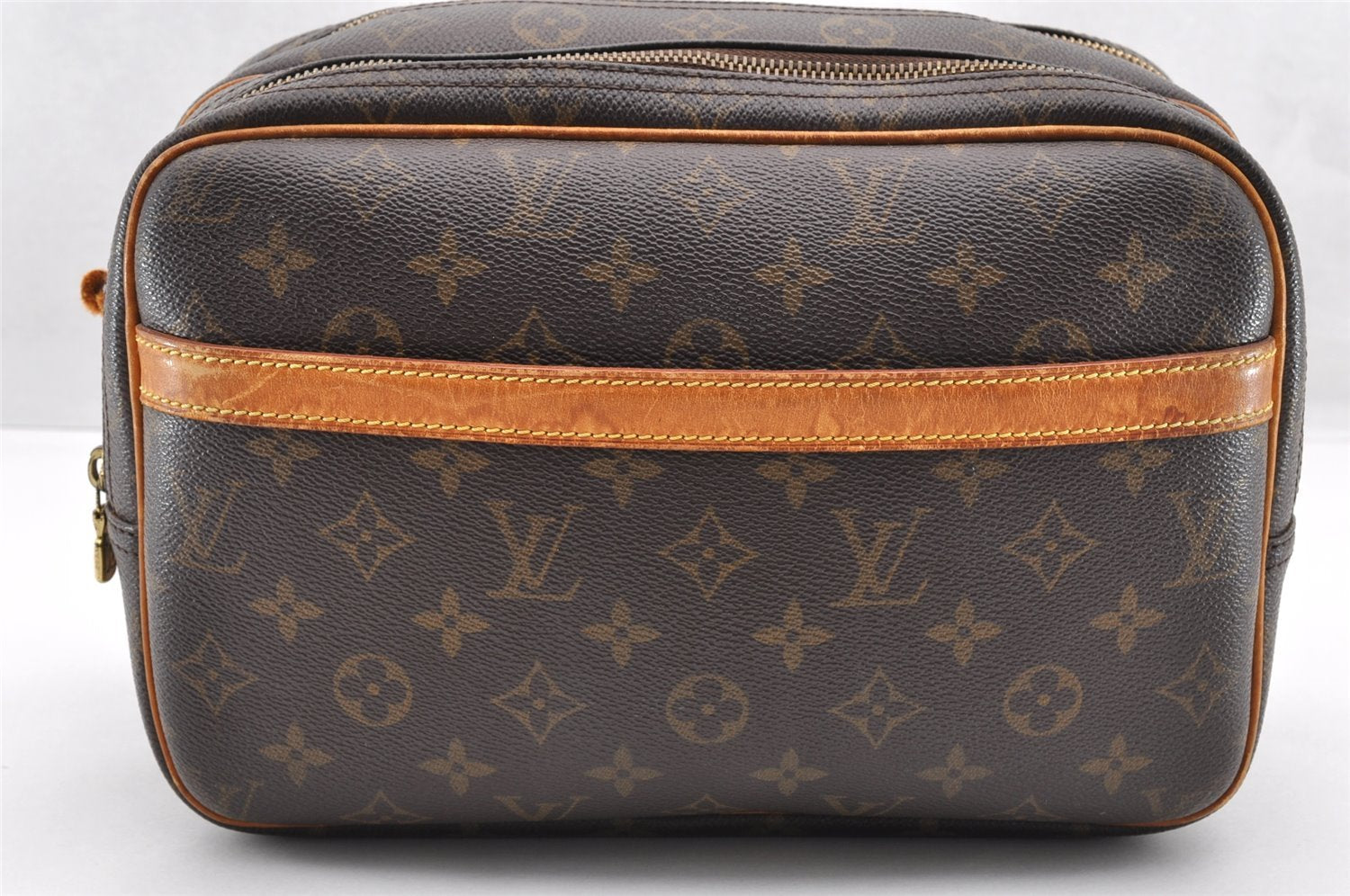 Authentic Louis Vuitton Monogram Reporter PM Shoulder Bag M45254 LV Junk 5478I