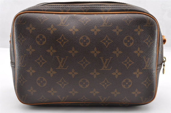 Authentic Louis Vuitton Monogram Reporter PM Shoulder Bag M45254 LV Junk 5478I