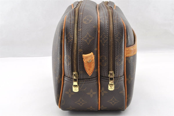 Authentic Louis Vuitton Monogram Reporter PM Shoulder Bag M45254 LV Junk 5478I