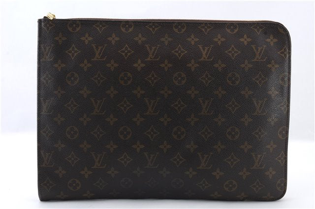 Authentic LOUIS VUITTON Monogram Poche Documents Document Case M53400 LV 5479C