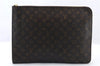 Authentic LOUIS VUITTON Monogram Poche Documents Document Case M53400 LV 5479C
