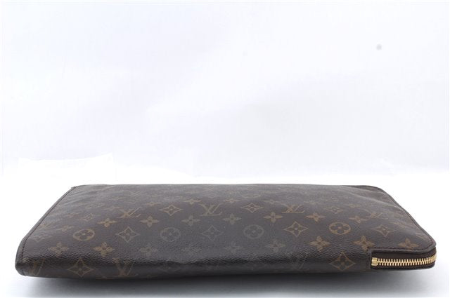 Authentic LOUIS VUITTON Monogram Poche Documents Document Case M53400 LV 5479C