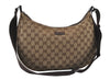 Authentic GUCCI Shoulder Cross Body Bag GG Canvas Leather 122790 Brown 5479I