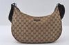 Authentic GUCCI Shoulder Cross Body Bag GG Canvas Leather 122790 Brown 5479I