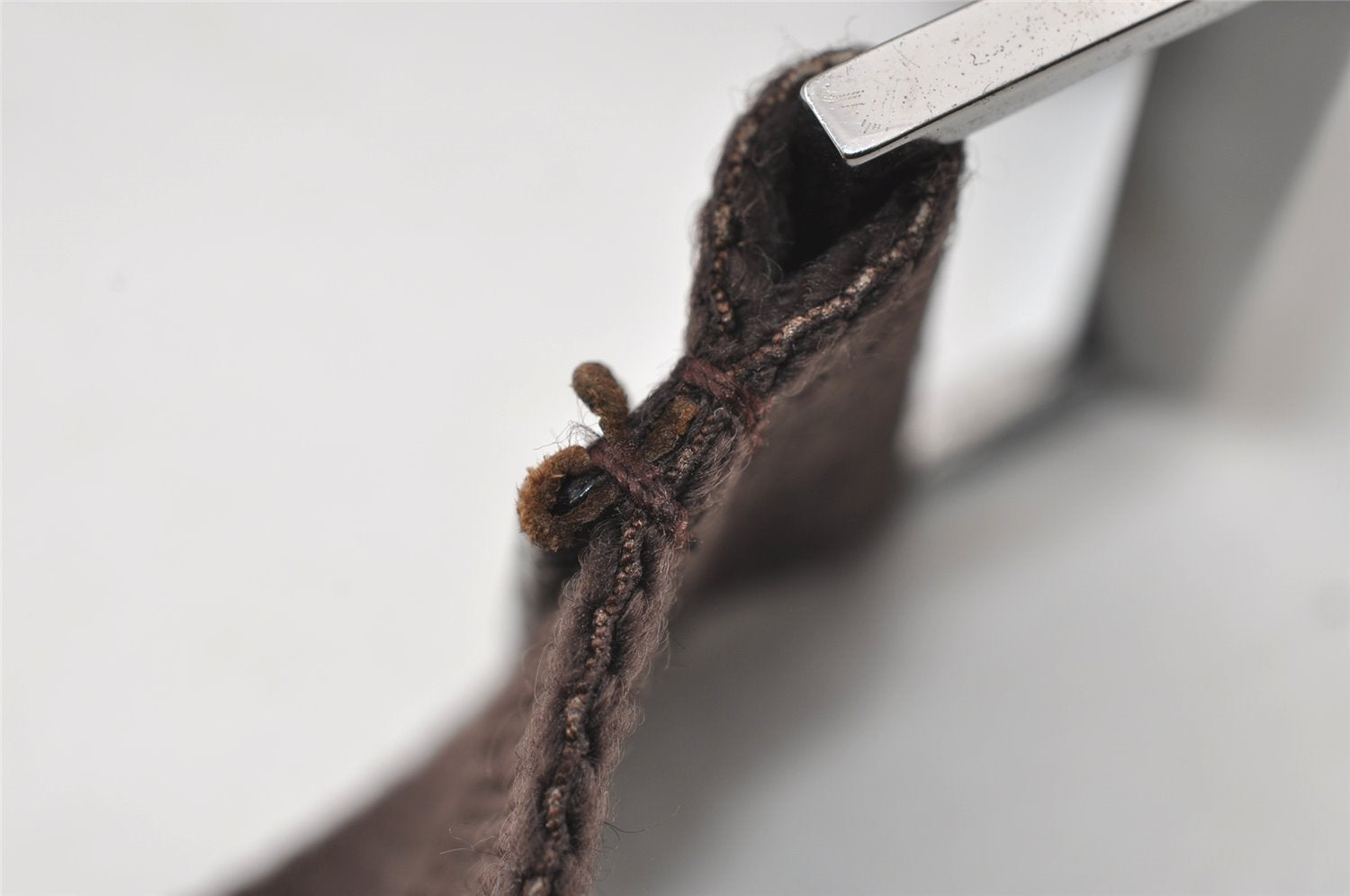 Authentic GUCCI Shoulder Cross Body Bag GG Canvas Leather 122790 Brown 5479I