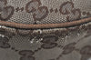 Authentic GUCCI Shoulder Cross Body Bag GG Canvas Leather 122790 Brown 5479I