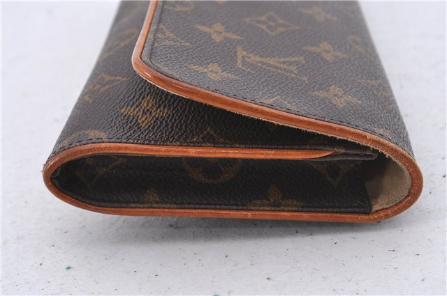 Authentic Louis Vuitton Monogram Pochette Twin GM Shoulder Bag M51852 LV 5480D