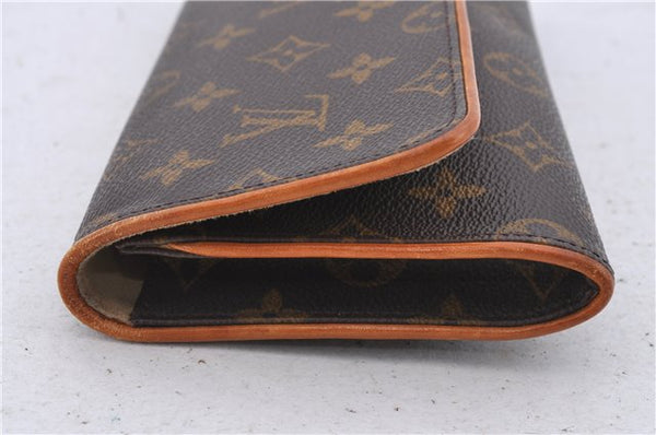 Authentic Louis Vuitton Monogram Pochette Twin GM Shoulder Bag M51852 LV 5480D