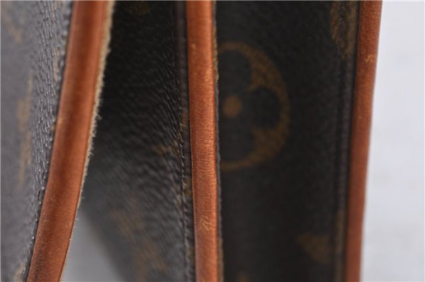 Authentic Louis Vuitton Monogram Pochette Twin GM Shoulder Bag M51852 LV 5480D