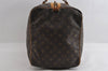 Authentic Louis Vuitton Monogram Sac Souple55 Hand Boston Bag M41622 Junk 5480I