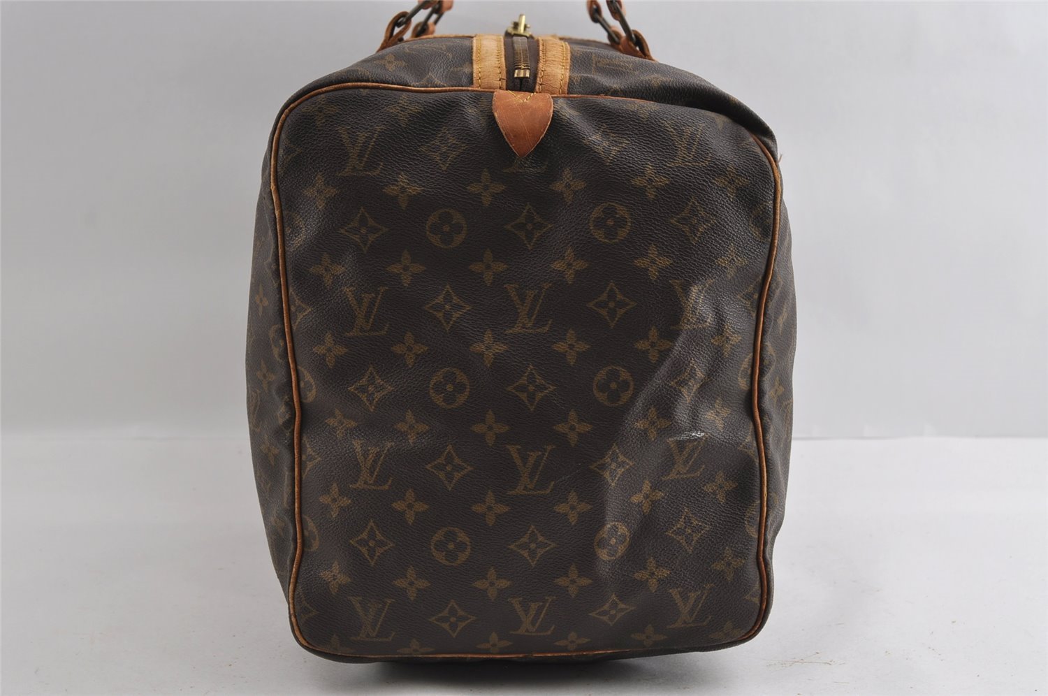 Authentic Louis Vuitton Monogram Sac Souple55 Hand Boston Bag M41622 Junk 5480I