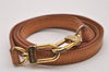 Authentic Louis Vuitton Leather Shoulder Strap Beige 46.1" LV 5481I