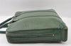 Authentic Louis Vuitton Epi Porte Documents Voyage Briefcase M54474 Green  5482I