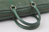 Authentic Louis Vuitton Epi Porte Documents Voyage Briefcase M54474 Green  5482I
