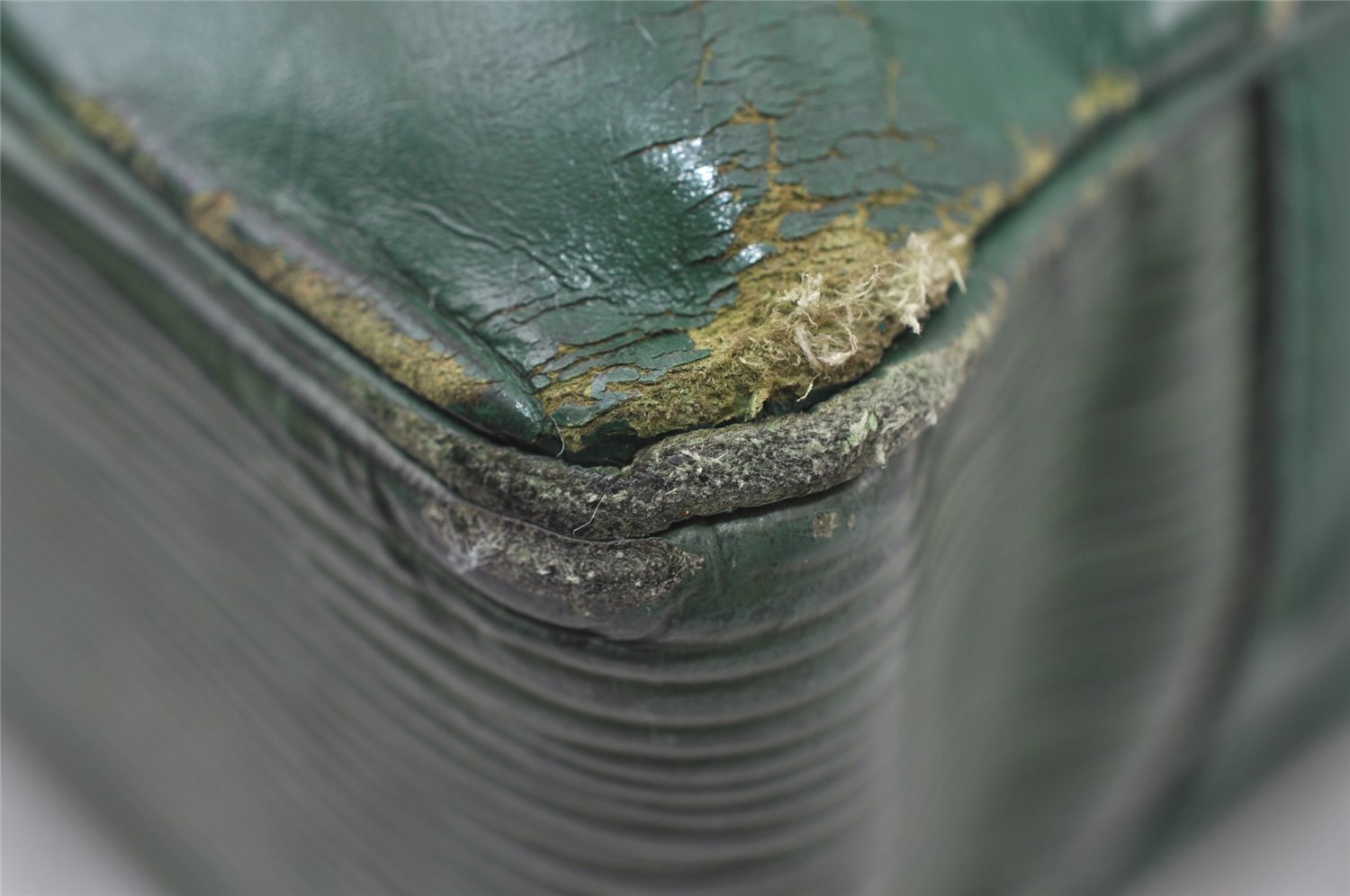 Authentic Louis Vuitton Epi Porte Documents Voyage Briefcase M54474 Green  5482I