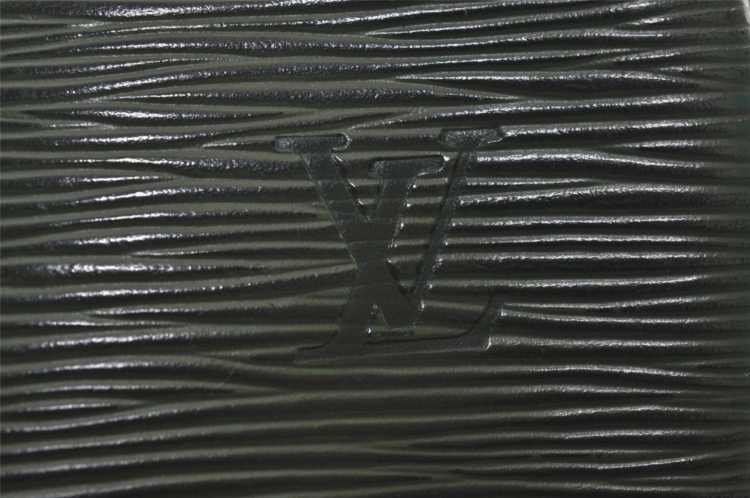 Authentic Louis Vuitton Epi Porte Documents Voyage Briefcase M54474 Green  5482I