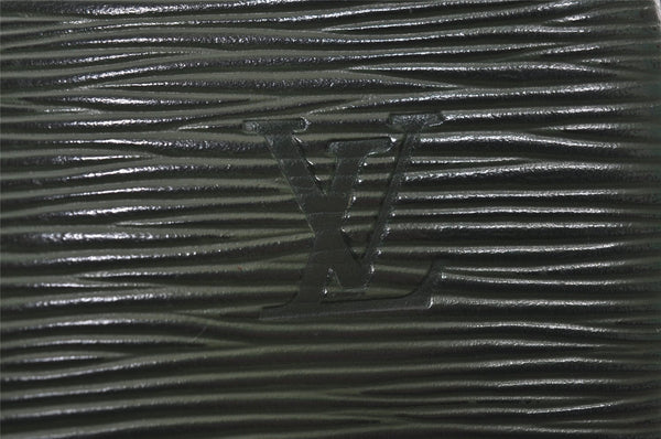 Authentic Louis Vuitton Epi Porte Documents Voyage Briefcase M54474 Green  5482I
