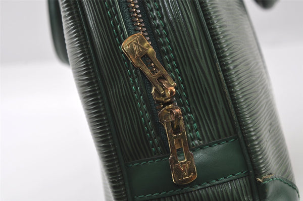 Authentic Louis Vuitton Epi Porte Documents Voyage Briefcase M54474 Green  5482I