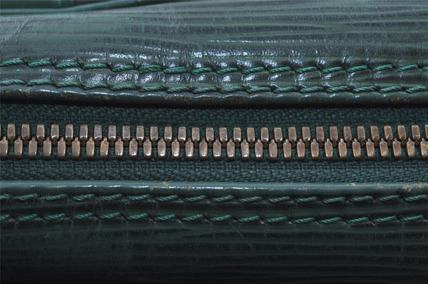 Authentic Louis Vuitton Epi Porte Documents Voyage Briefcase M54474 Green  5482I