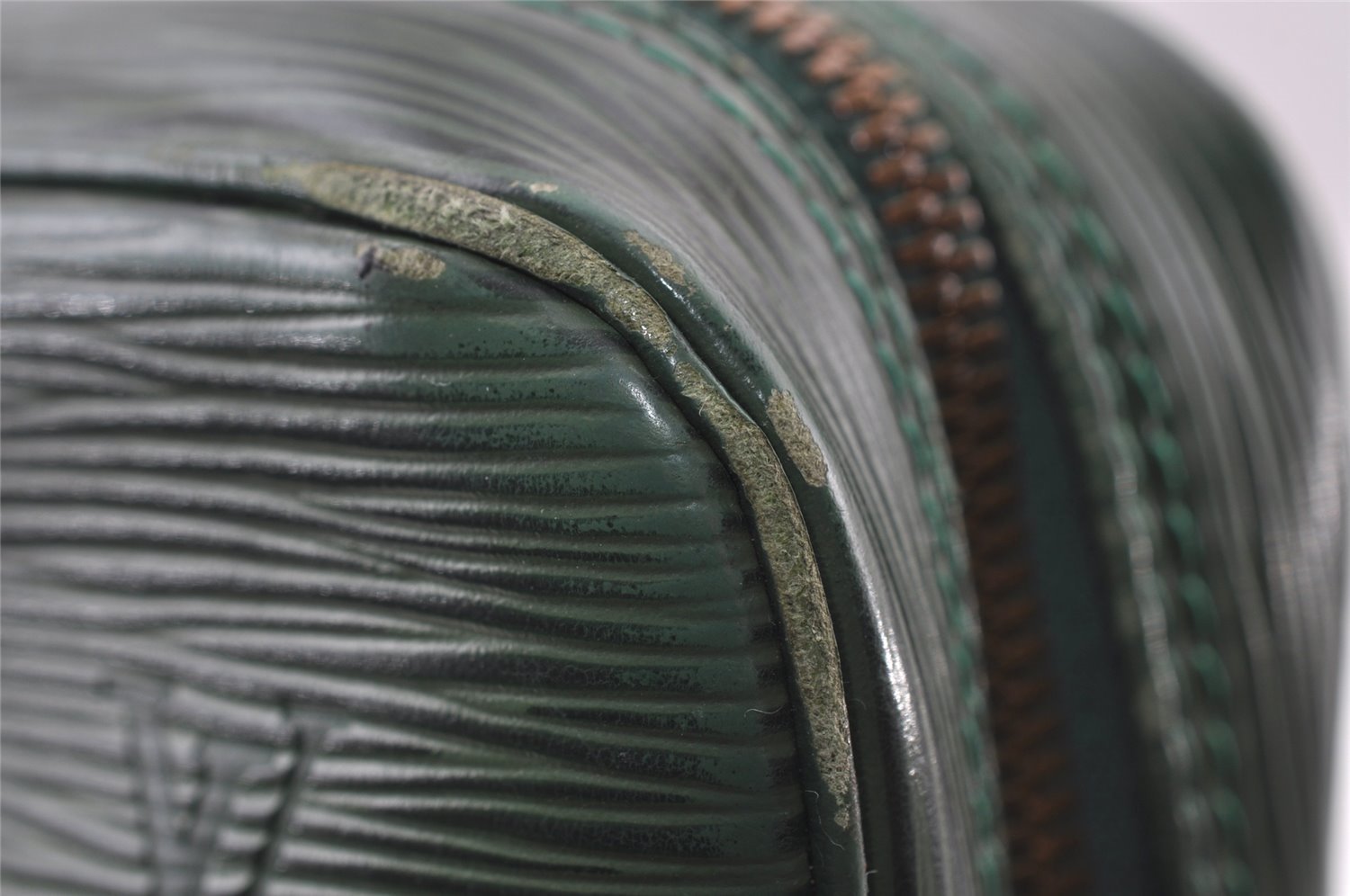 Authentic Louis Vuitton Epi Porte Documents Voyage Briefcase M54474 Green  5482I