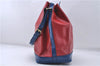 Authentic Louis Vuitton Epi Noe Bi-color Red x Blue Shoulder Bag M44084 LV 5483D