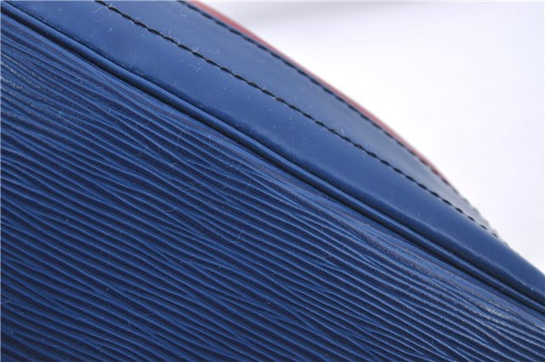 Authentic Louis Vuitton Epi Noe Bi-color Red x Blue Shoulder Bag M44084 LV 5483D