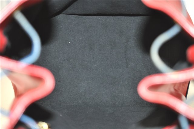 Authentic Louis Vuitton Epi Noe Bi-color Red x Blue Shoulder Bag M44084 LV 5483D