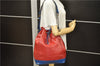 Authentic Louis Vuitton Epi Noe Bi-color Red x Blue Shoulder Bag M44084 LV 5483D