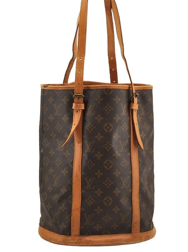 Authentic Louis Vuitton Monogram Bucket GM Shoulder Bag Old Model Junk 5483I