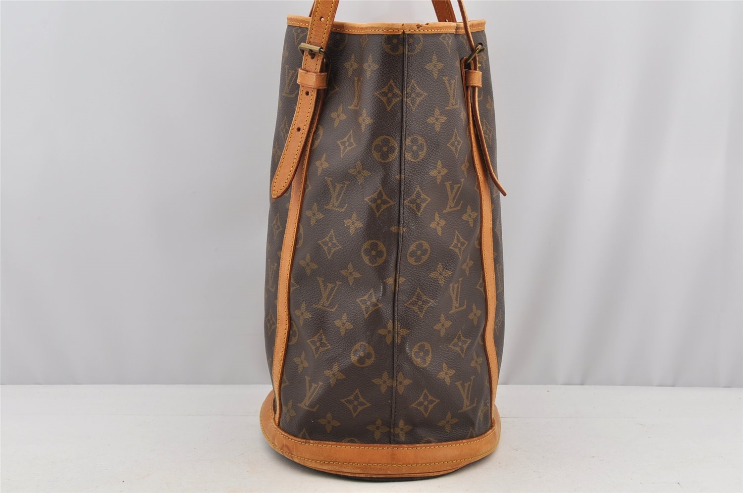 Authentic Louis Vuitton Monogram Bucket GM Shoulder Bag Old Model Junk 5483I