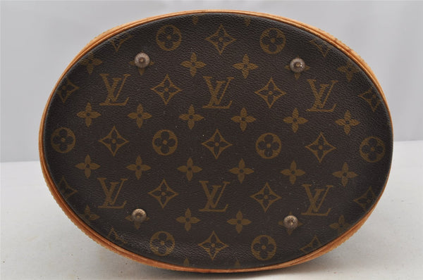 Authentic Louis Vuitton Monogram Bucket GM Shoulder Bag Old Model Junk 5483I