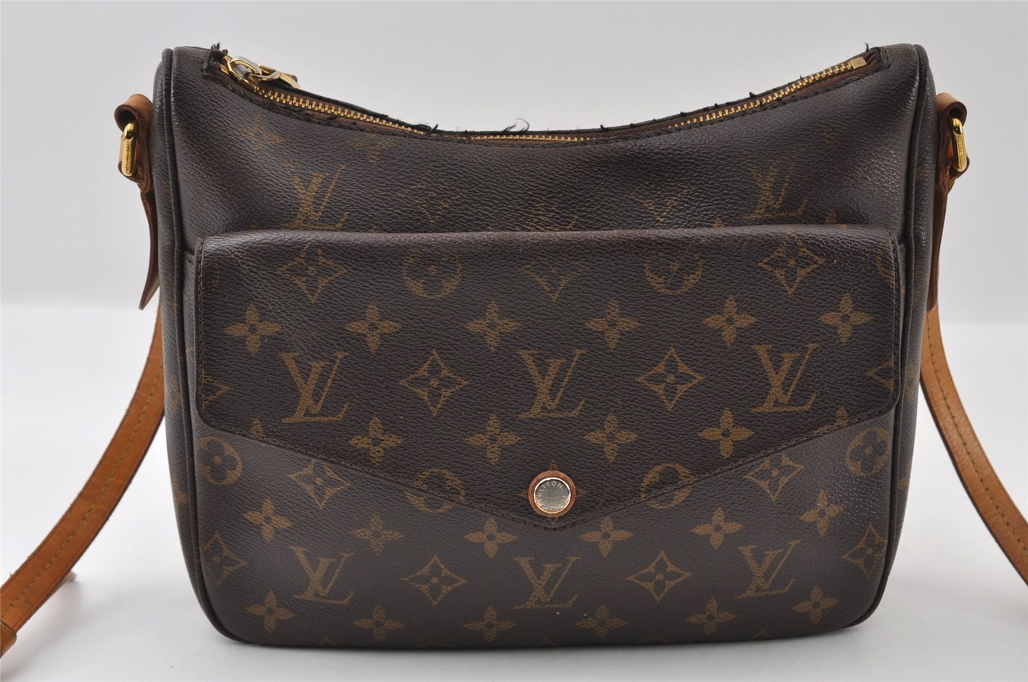 Authentic Louis Vuitton Monogram Mabillon Shoulder Cross Bag M41679 LV 5485I