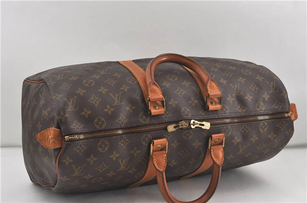 Authentic Louis Vuitton Monogram Keepall 45 Boston Bag M41428 LV 5486D