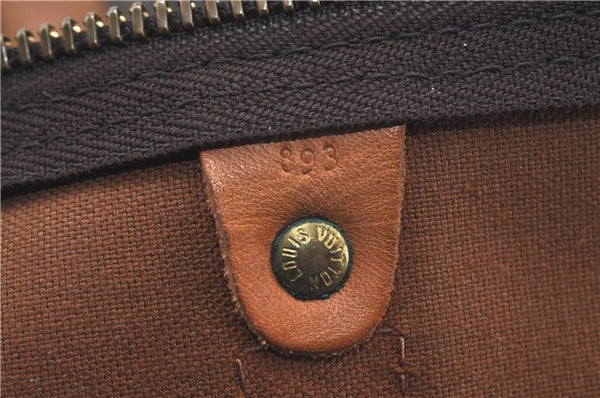 Authentic Louis Vuitton Monogram Keepall 45 Boston Bag M41428 LV 5486D