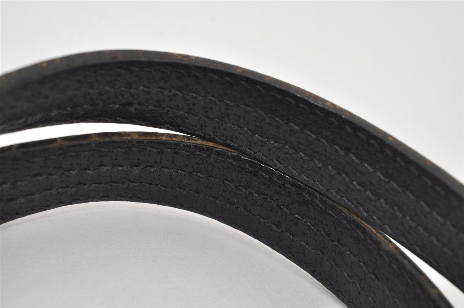 Authentic GUCCI Vintage Shoulder Tote Bag GG Canvas Leather 113017 Black 5486I