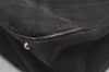 Authentic GUCCI Vintage Shoulder Tote Bag GG Canvas Leather 113017 Black 5486I