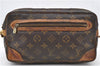 LOUIS VUITTON Monogram Marly Dragonne GM Clutch Hand Bag M51825 LV Junk 5487C