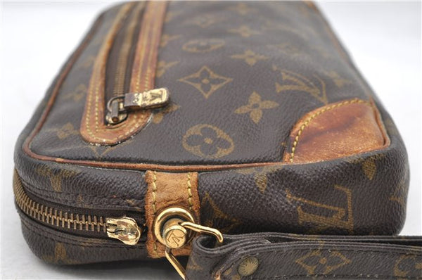 LOUIS VUITTON Monogram Marly Dragonne GM Clutch Hand Bag M51825 LV Junk 5487C