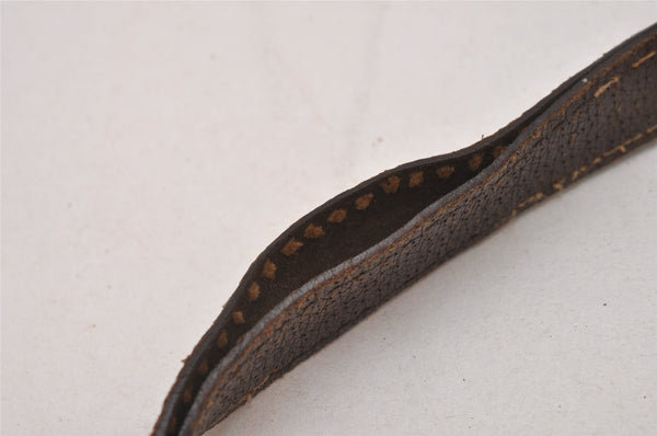 Authentic GUCCI Shoulder Cross Body Bag Purse GG PVC Leather Brown Junk 5487I