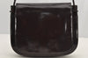 Authentic GUCCI Vintage Shoulder Bag Purse Leather 0013195 Brown 5488I