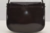 Authentic GUCCI Vintage Shoulder Bag Purse Leather 0013195 Brown 5488I