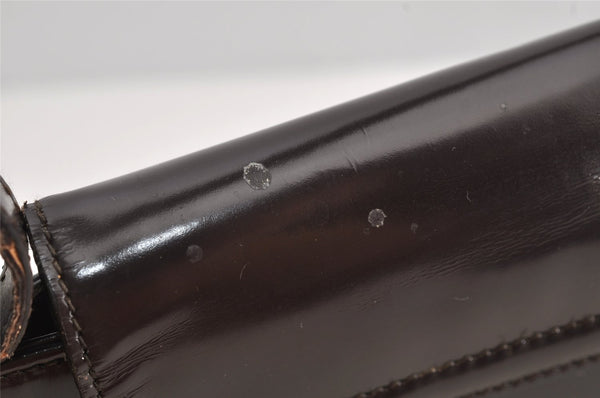 Authentic GUCCI Vintage Shoulder Bag Purse Leather 0013195 Brown 5488I