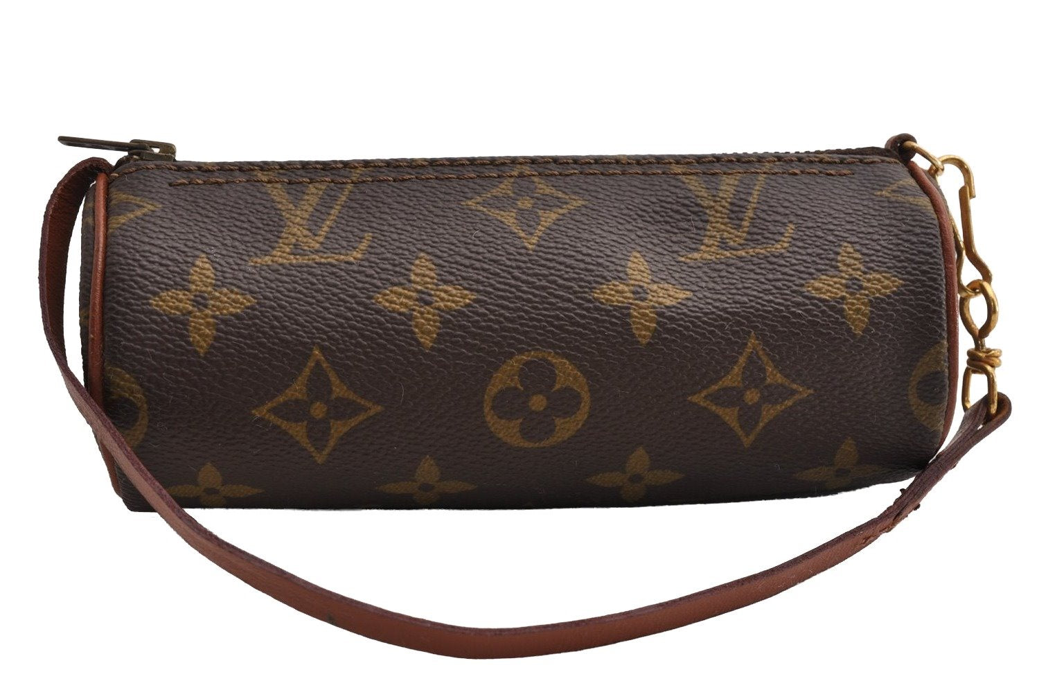 Authentic Louis Vuitton Monogram Papillon Pouch Old Model LV 5489I