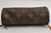 Authentic Louis Vuitton Monogram Papillon Pouch Old Model LV 5489I