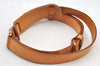 Authentic Louis Vuitton Leather Shoulder Strap Beige 39.8-46.9" LV 5490I